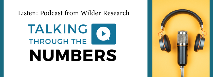 Listen: Podcast from Wilder Research - Talking through the Numbers